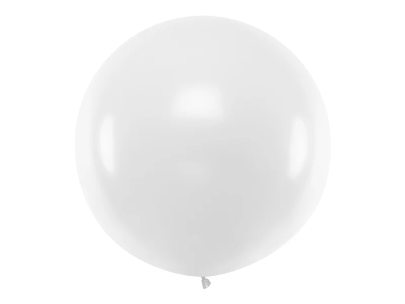 Mega Ballon Pastel Wit (100 cm)