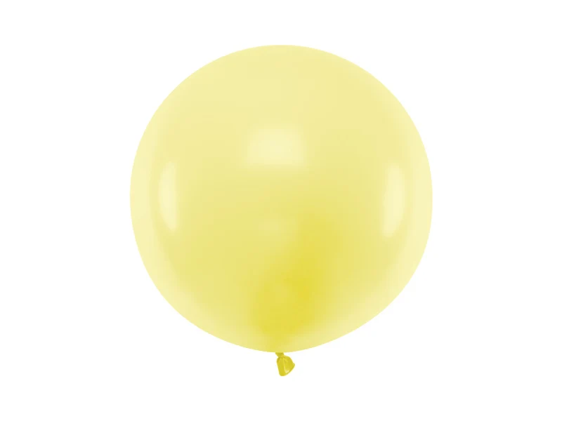 Grote Ballon 60 cm Pastel Licht Geel