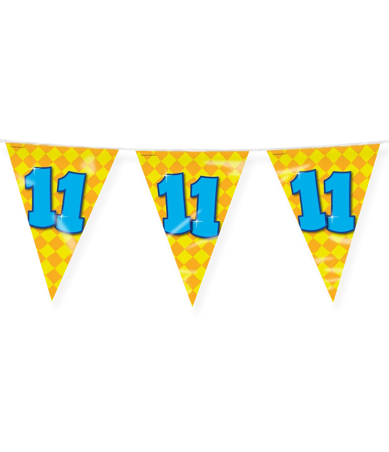 Happy Verjaardag Vlaggenlijn 11 Jaar (10m)