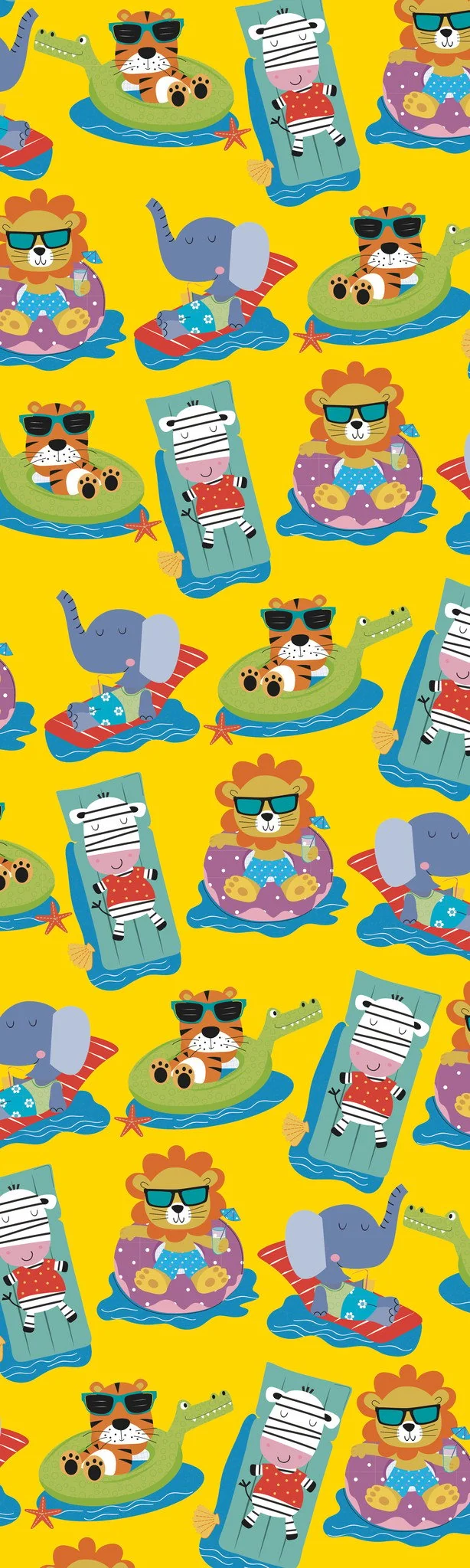 Rol Inpakpapier Summer Jungle