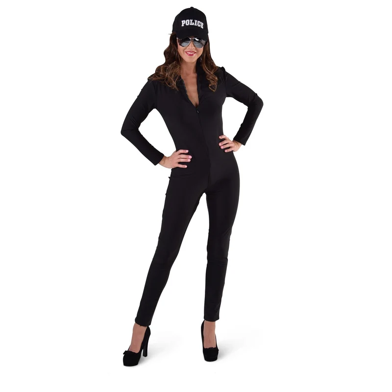Catsuit zwart dames
