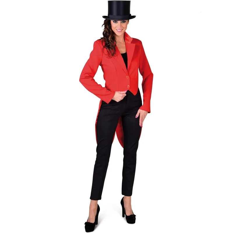 Slipjas dames Franka rood