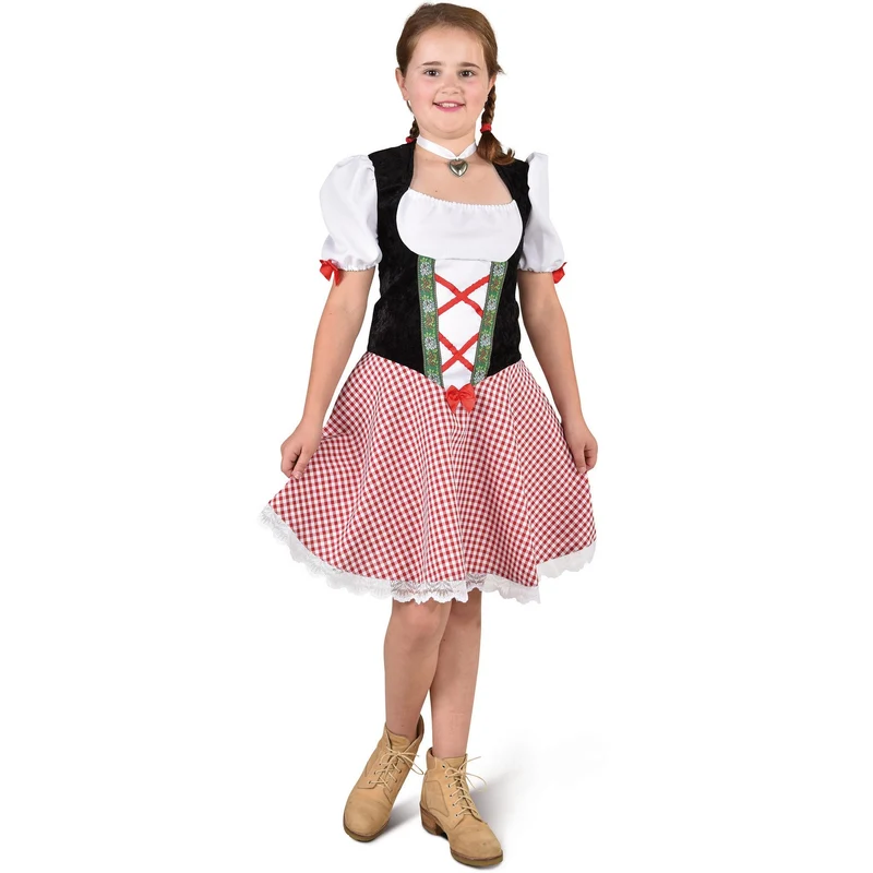 Tiroolse jurkje meisje Heidi