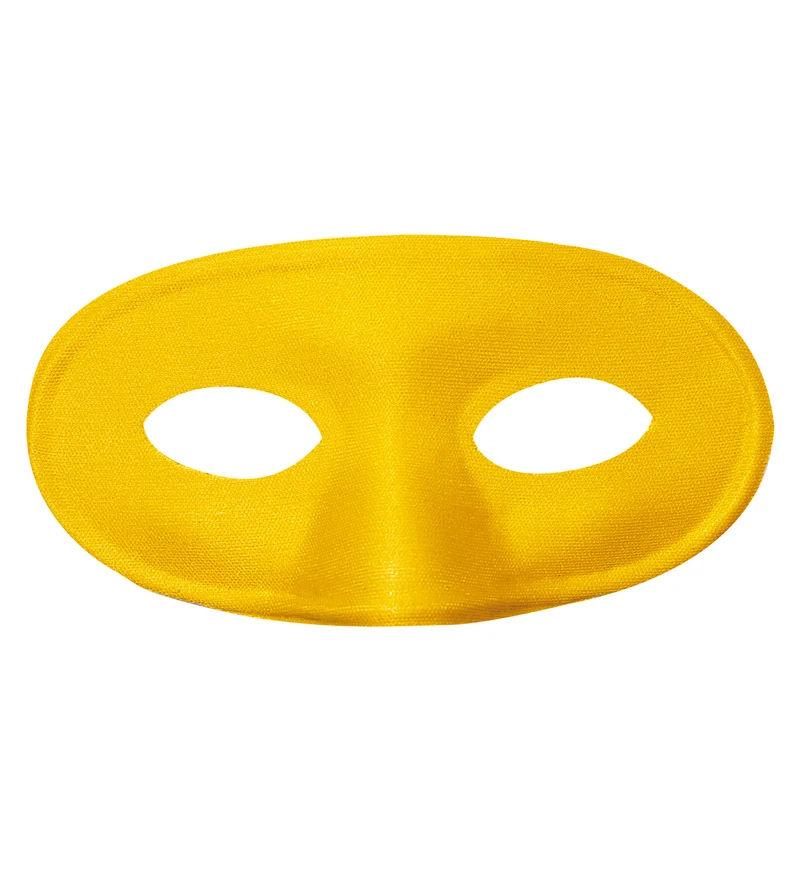 Oogmasker geel Domino