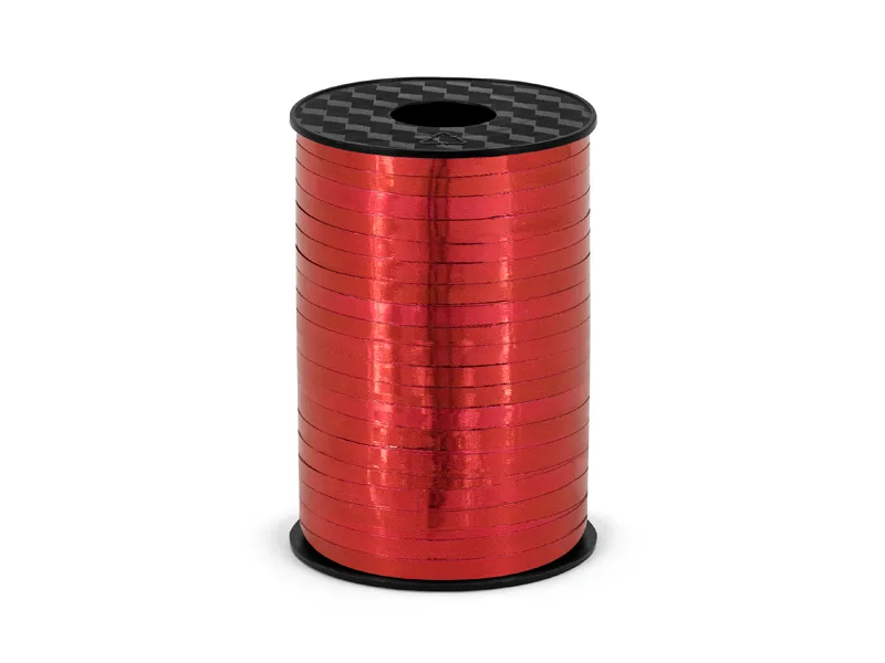 Polyband Metallic Rood - 225m