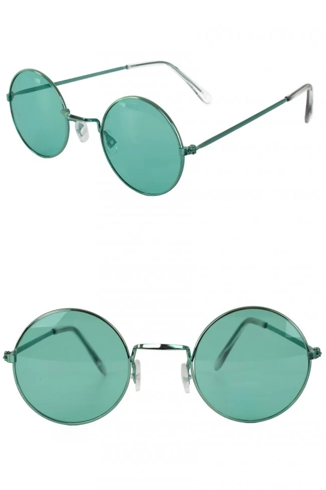 Hippie bril in groen