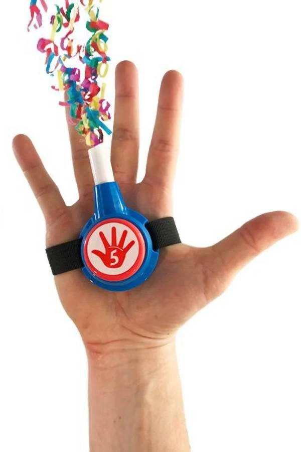 Confetti high five shooter set