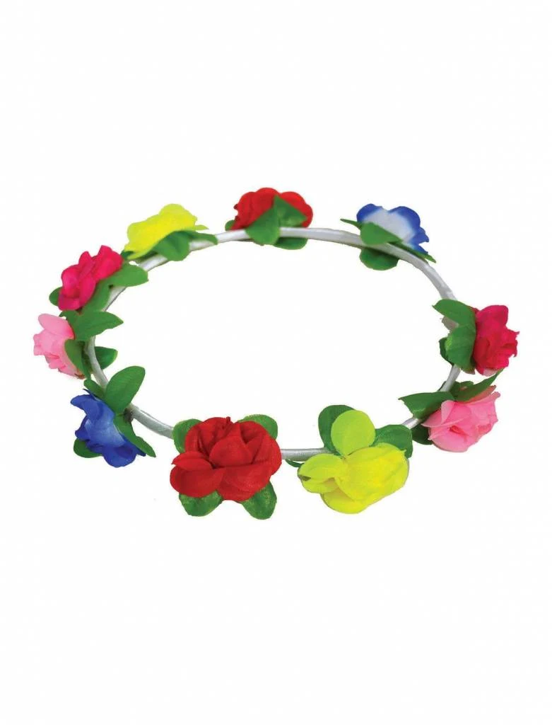 Hoofdband Hawaii met bloemen