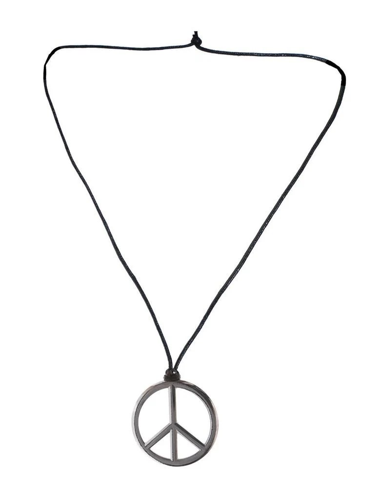 Halsketting peace zilver