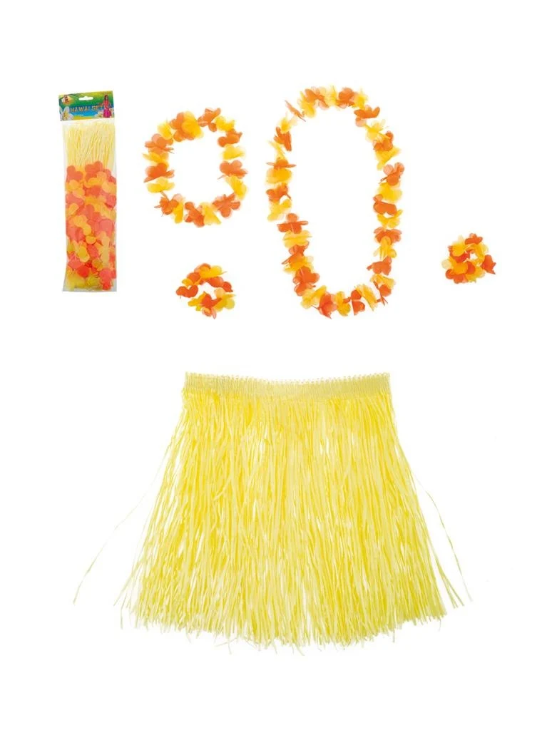 Hawaii geel met accessoires