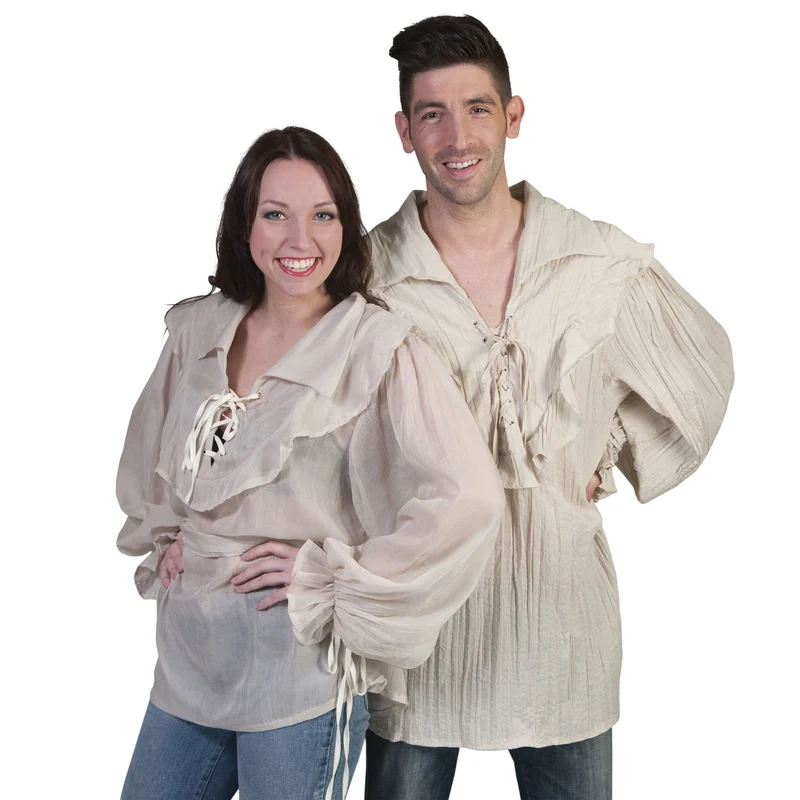 Blouse beige historisch