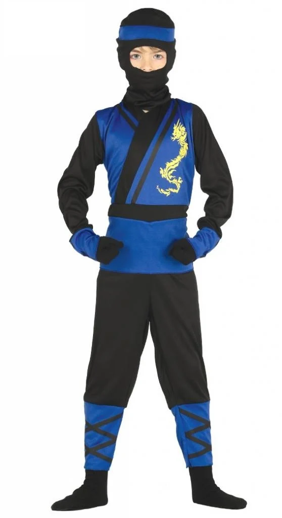 Ninja pakje kind blauw populair