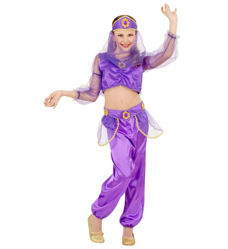 Arabische haremdanseres kostuum Mervet kind