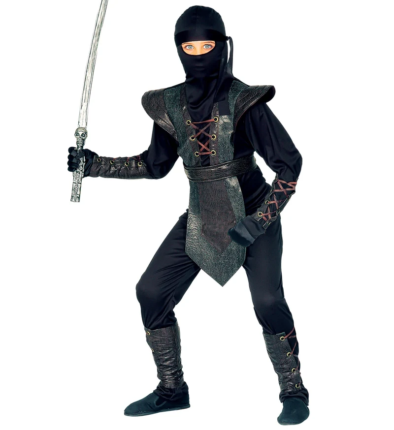 Ninja kostuum zwart Hosin kind