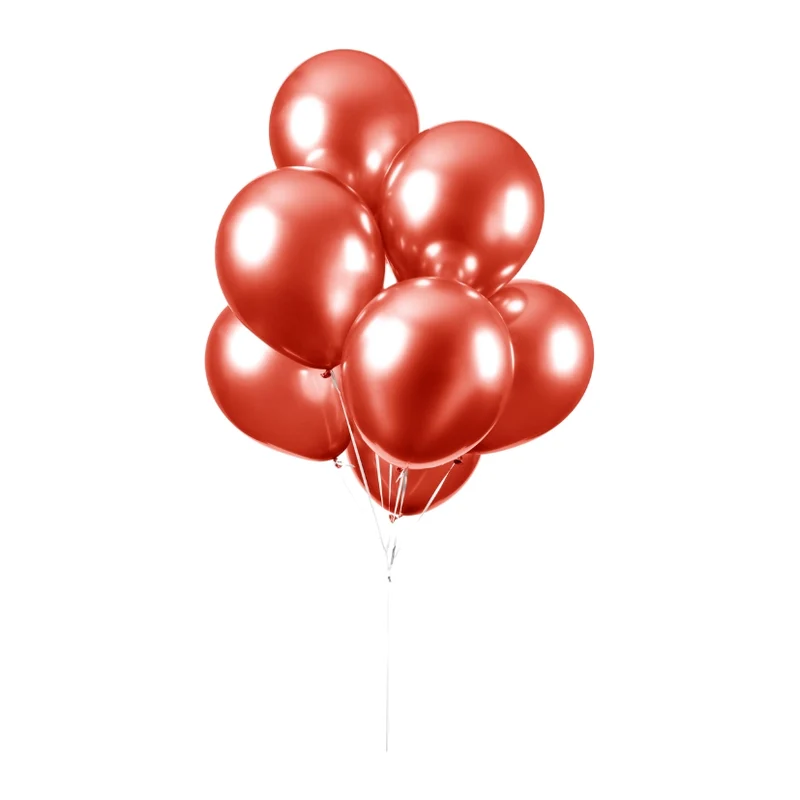 Spiegel rode ballonnen 10 stuks 30cm