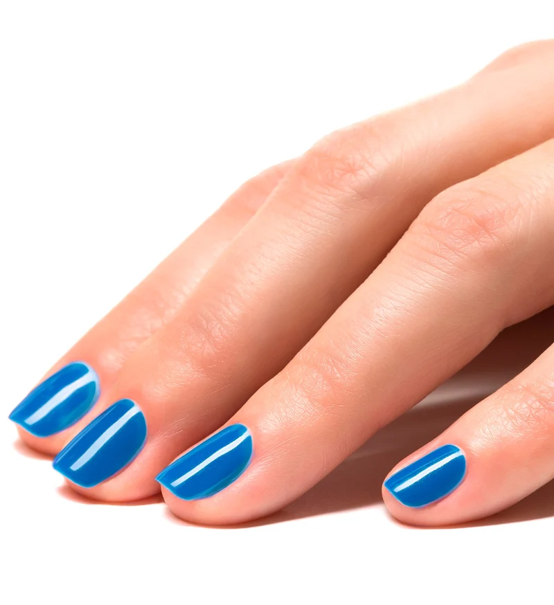 Nagellak waterbasis Emily blauw