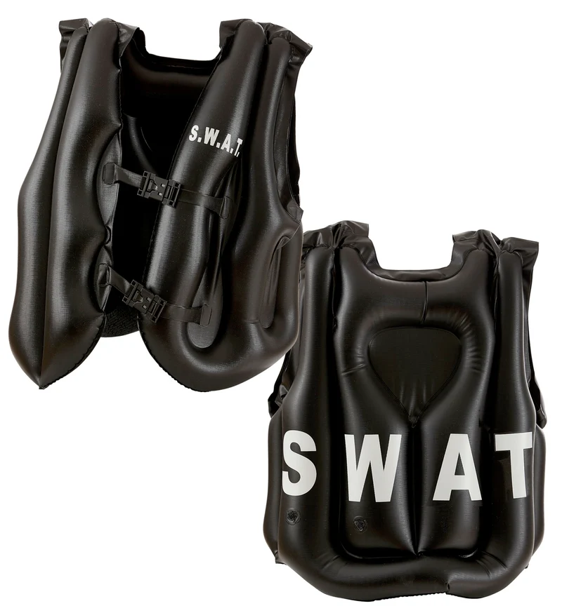 Opblaasbaar swat vest volwassenen