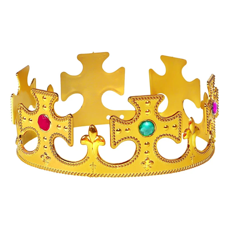 Kroon koning met gemstenen