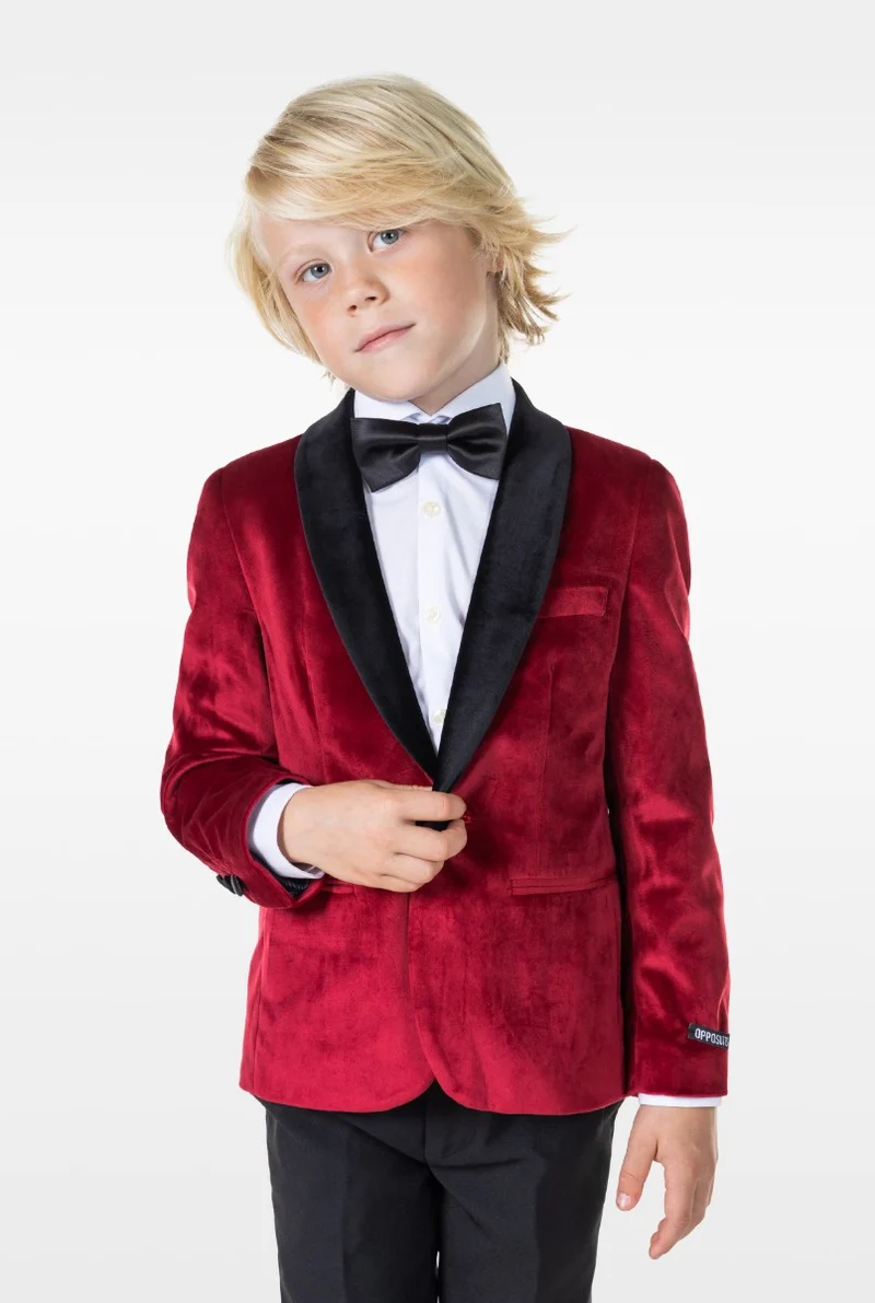 Boys Dinner Colbert Burgundy Deluxe