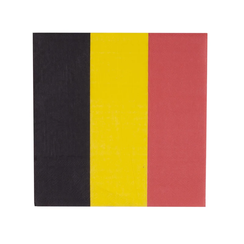 Servetten Belgische Vlag (20st)