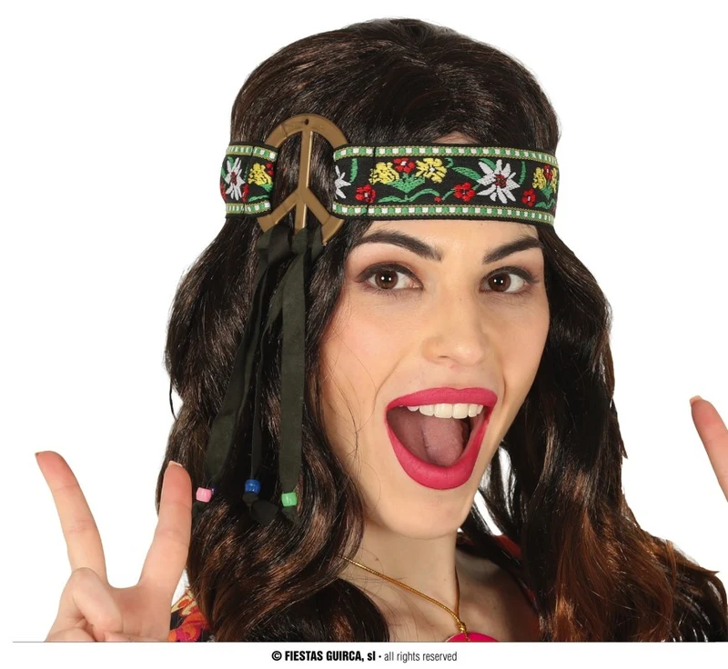 Hippie Hoofdband Flower Power