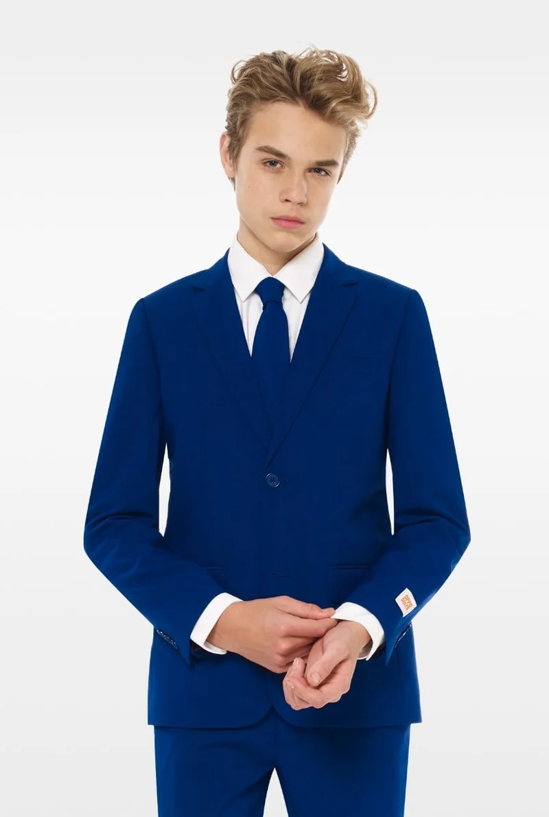 Koninklijk Marine Blauw Maatpak Tiener Opposuits