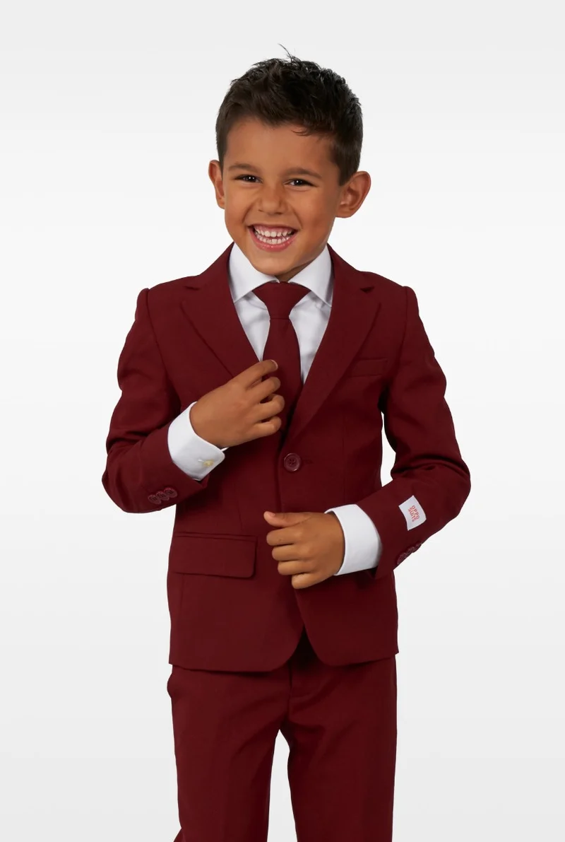 Maatpak Chic Jongen Burgundy Opposuits