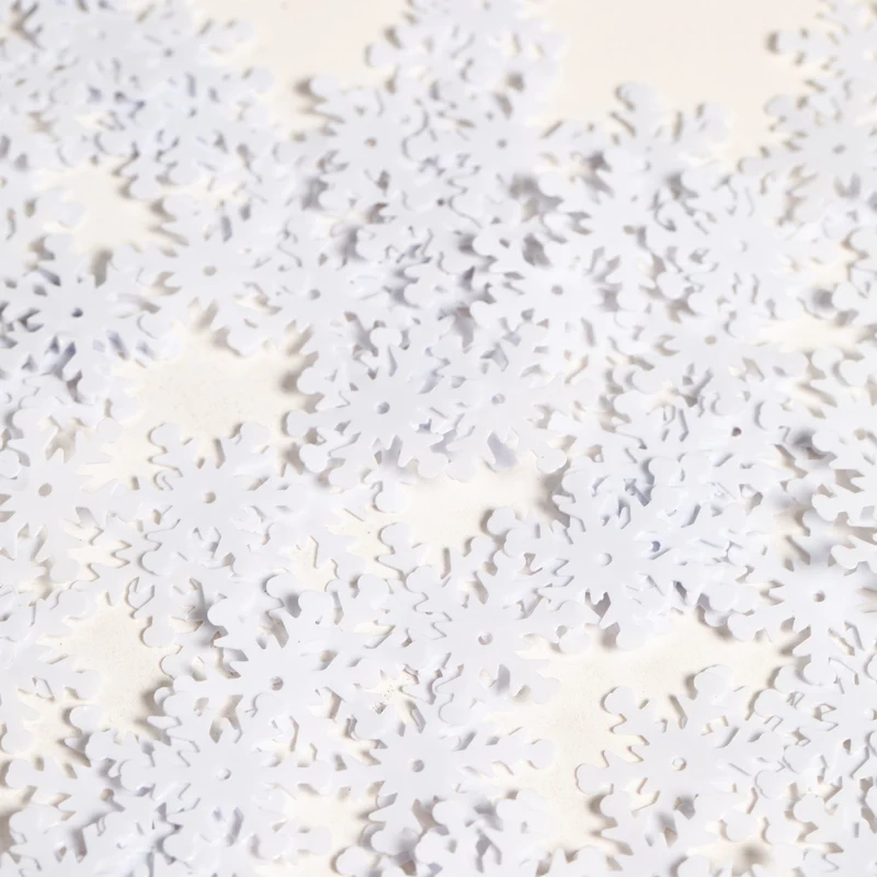 Sierconfetti Sneeuwvlok Wit (14gr)