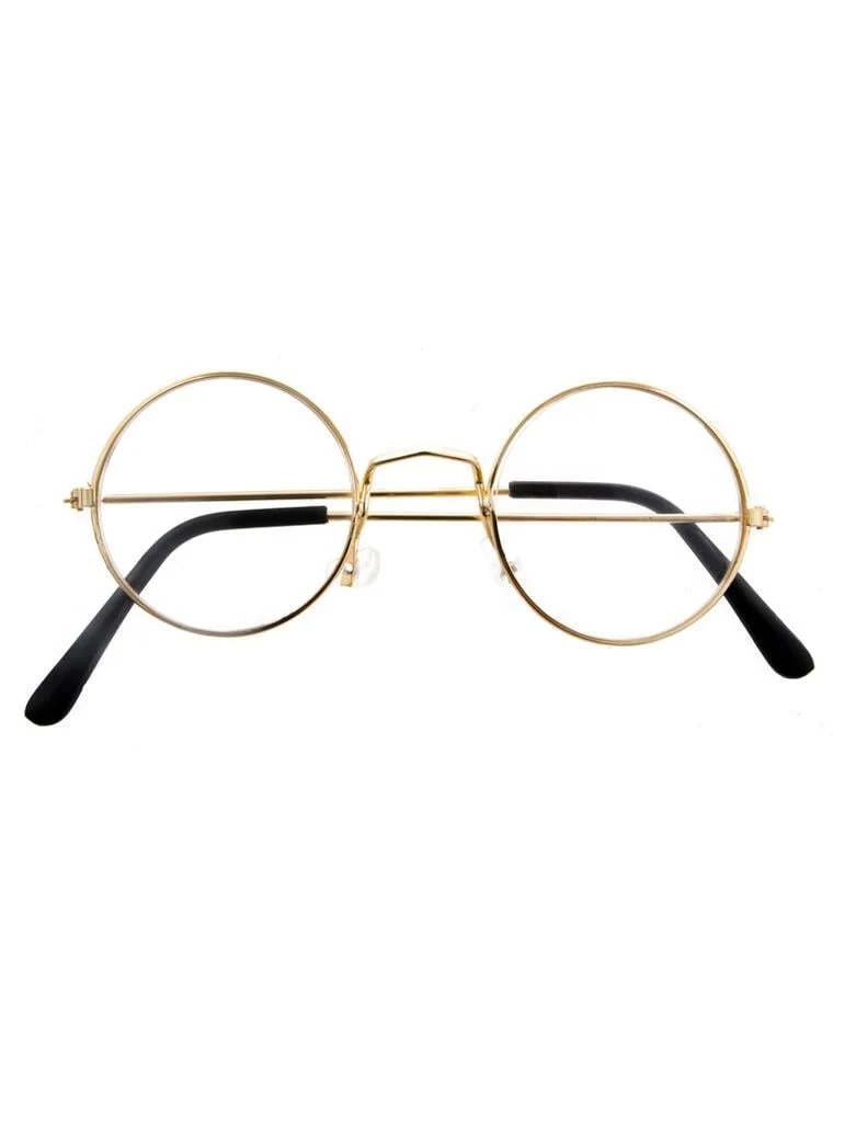Ronde bril met glazen goud