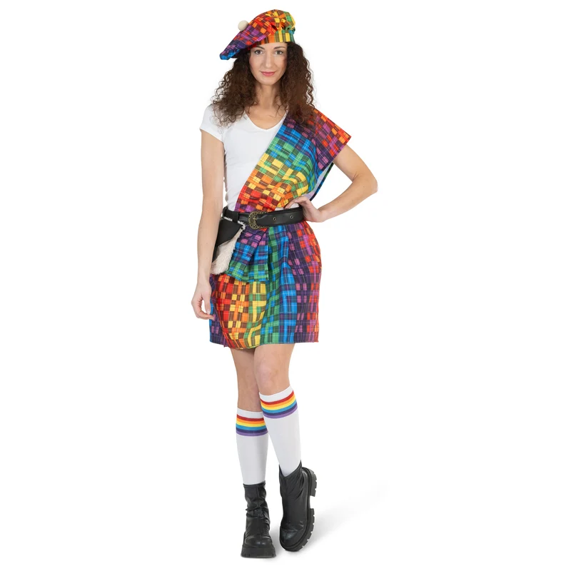Schotse kilt regenboog