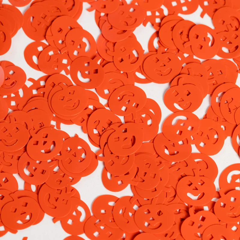 Tafelconfetti Oranje pompoenen (14gr)