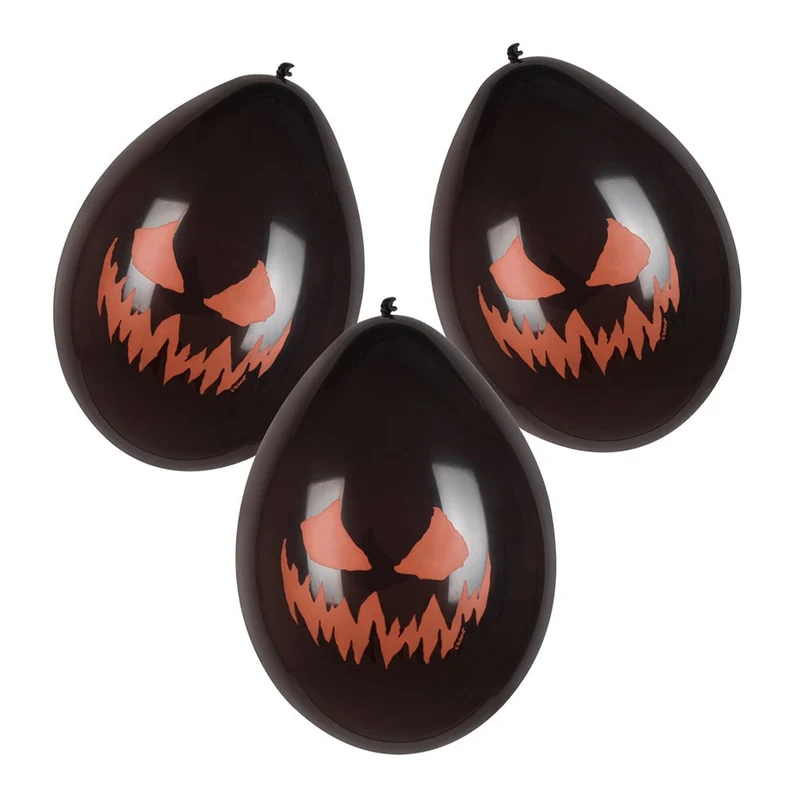 Ballonnen Halloween Creepy Pumpkin (6st)