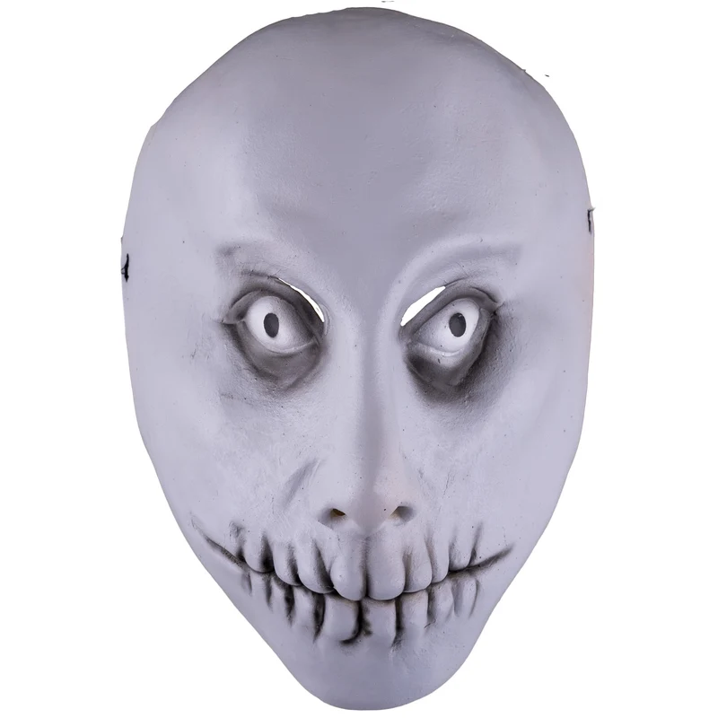 Masker wit gezicht dichtgestikte mond