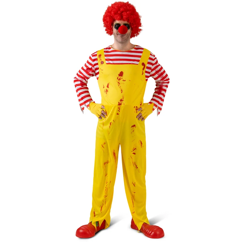 Ronald clown geel Donaldo heren