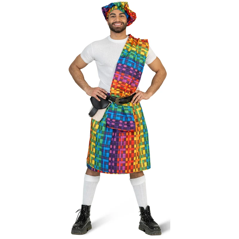 Regenboog kilt heren Schots