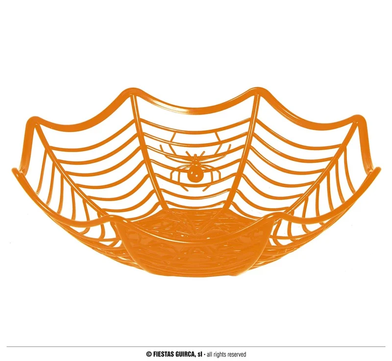 Spinnenweb Bakje Halloween Oranje