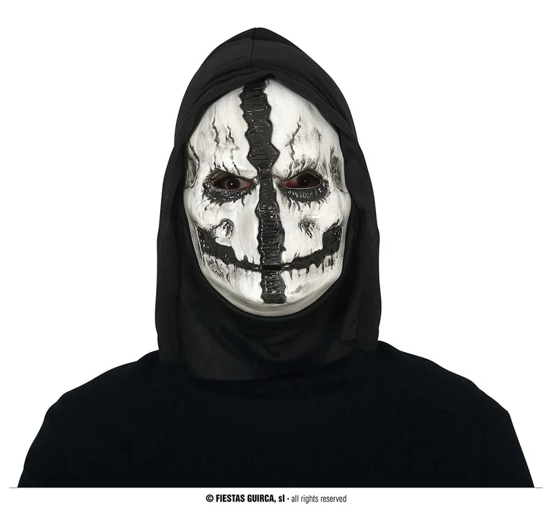 Dead Skelet Masker Met Capuchon
