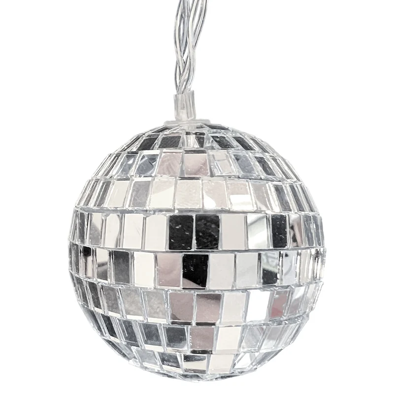 Disco ballen slinger met verlichting