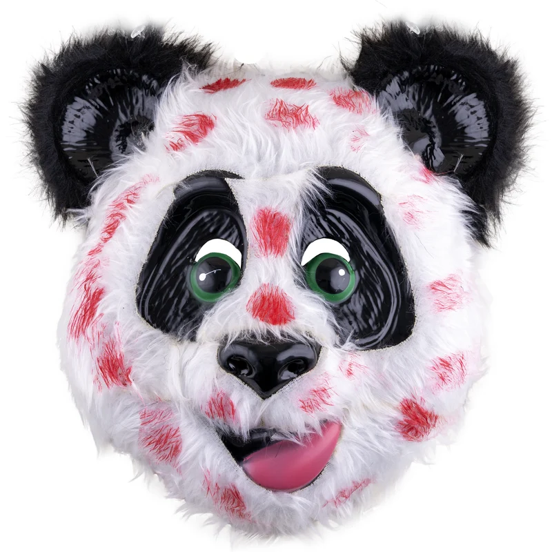 Halloween masker panda bloed