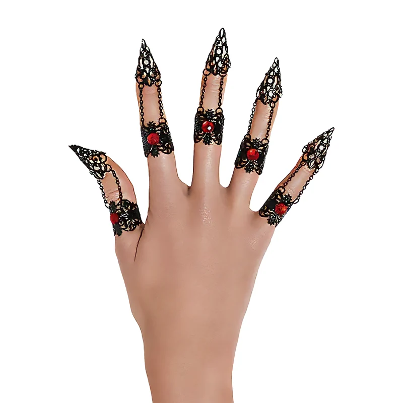 5 Gothic vingernagels ringen
