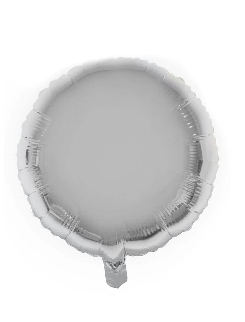 Folieballon rond zilver