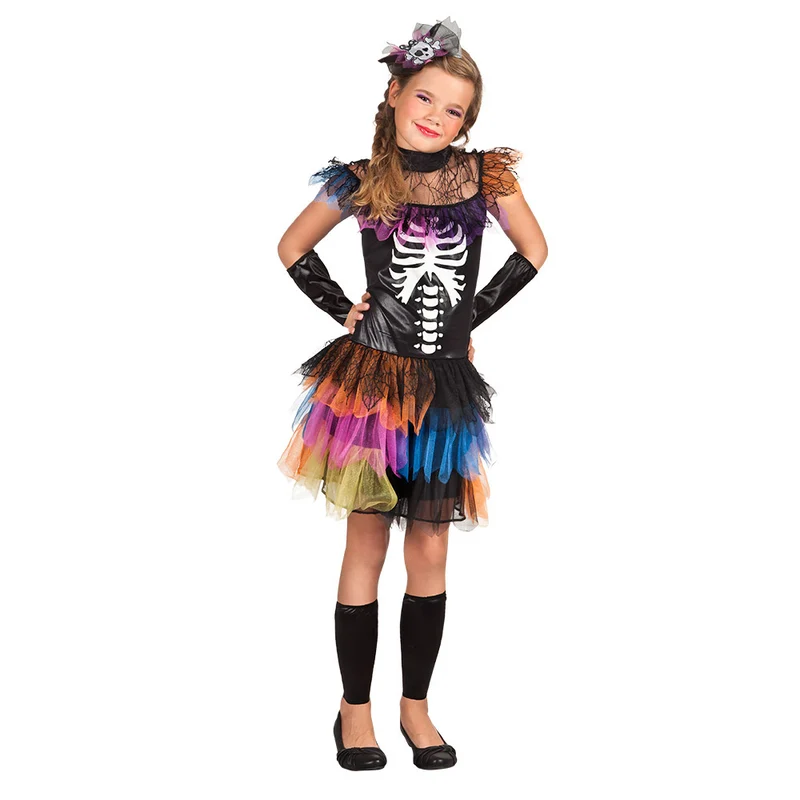 Skeleton Princess Kinderkostuum