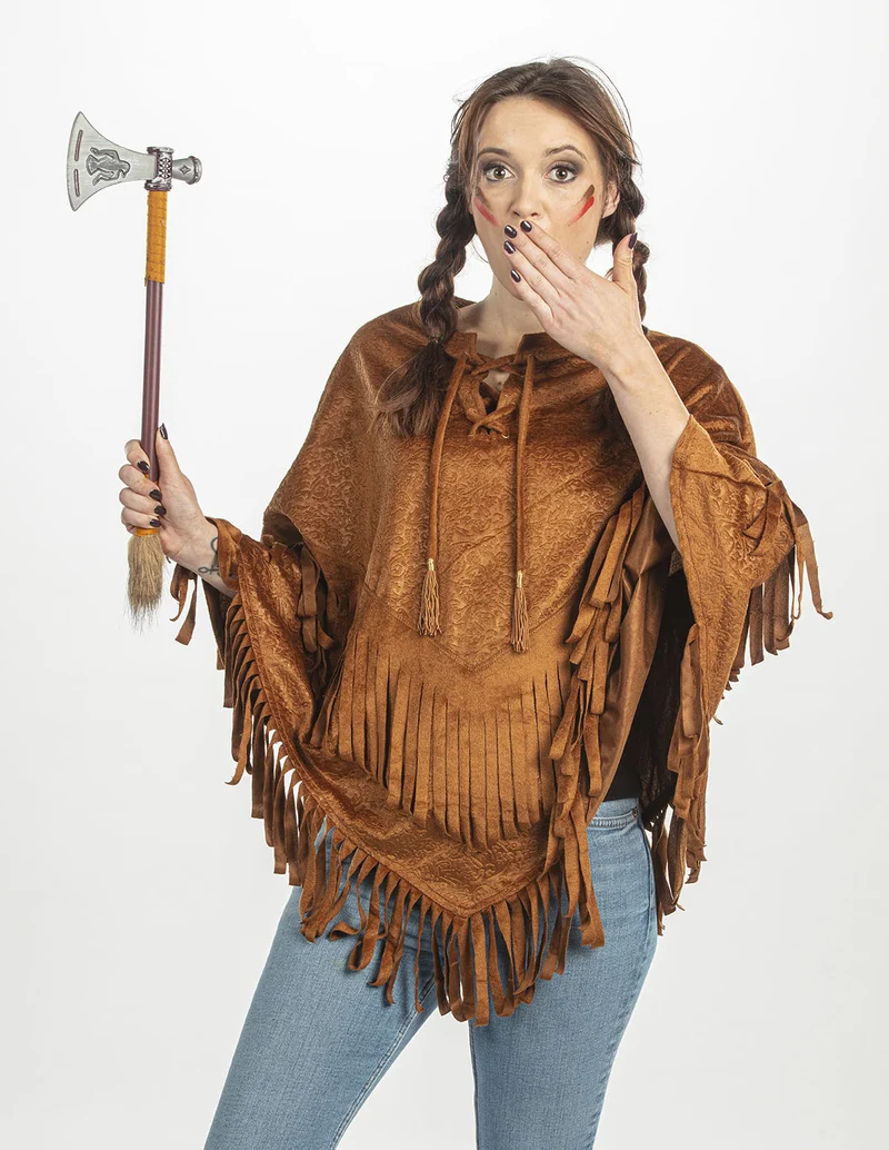 Suede Poncho