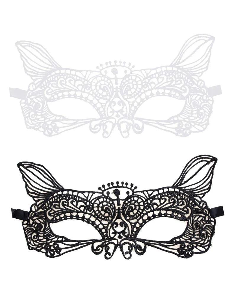 Wit kanten oogmasker Noha
