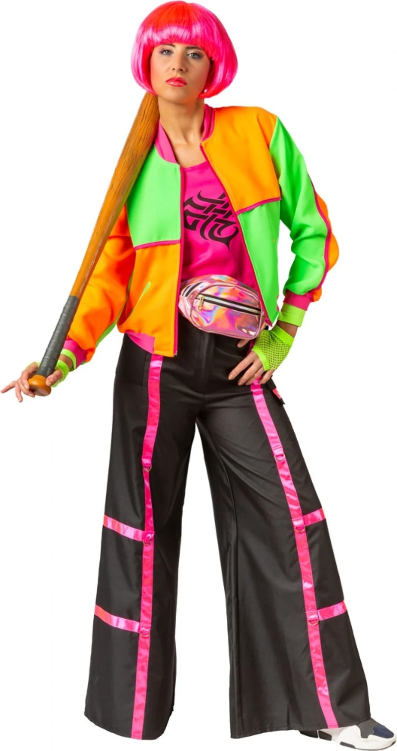 Neon Blouson Jasje 80's Dames