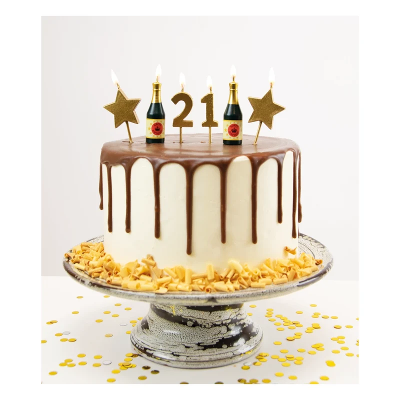 Verjaardag kaarsjes 21 jaar