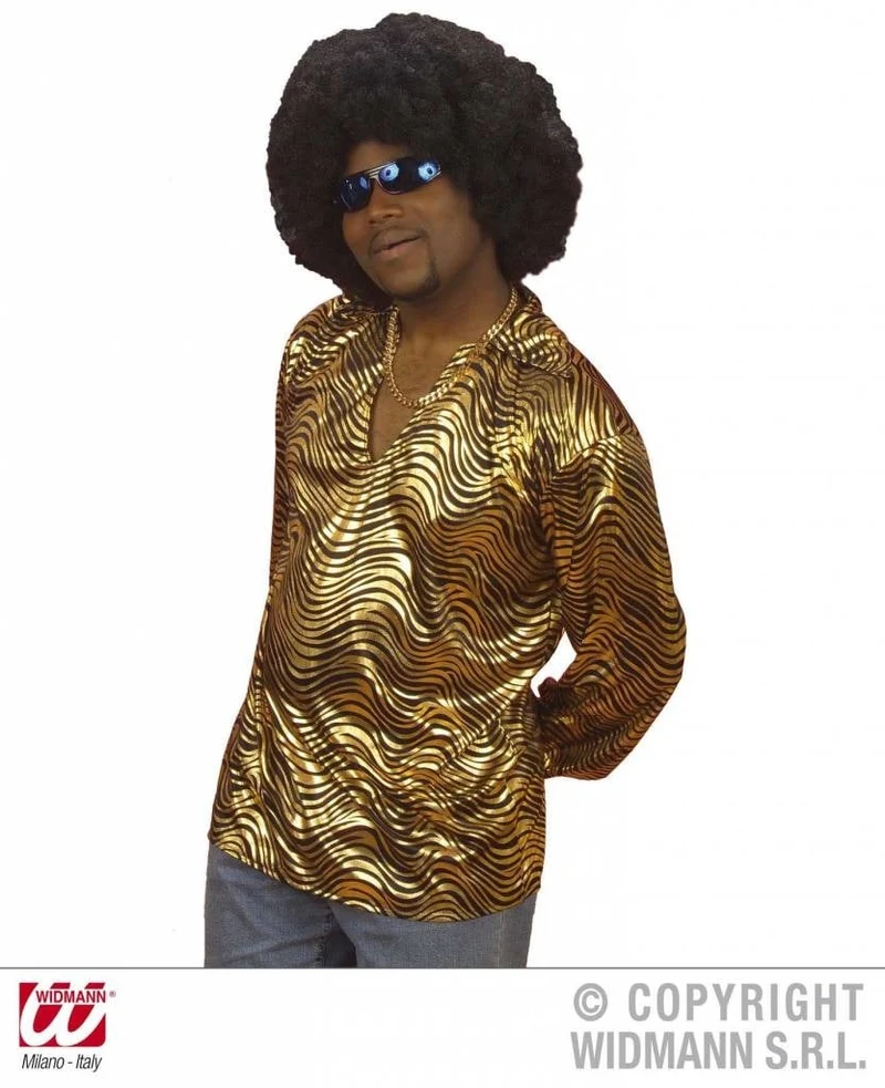 Disco fever shirt goud