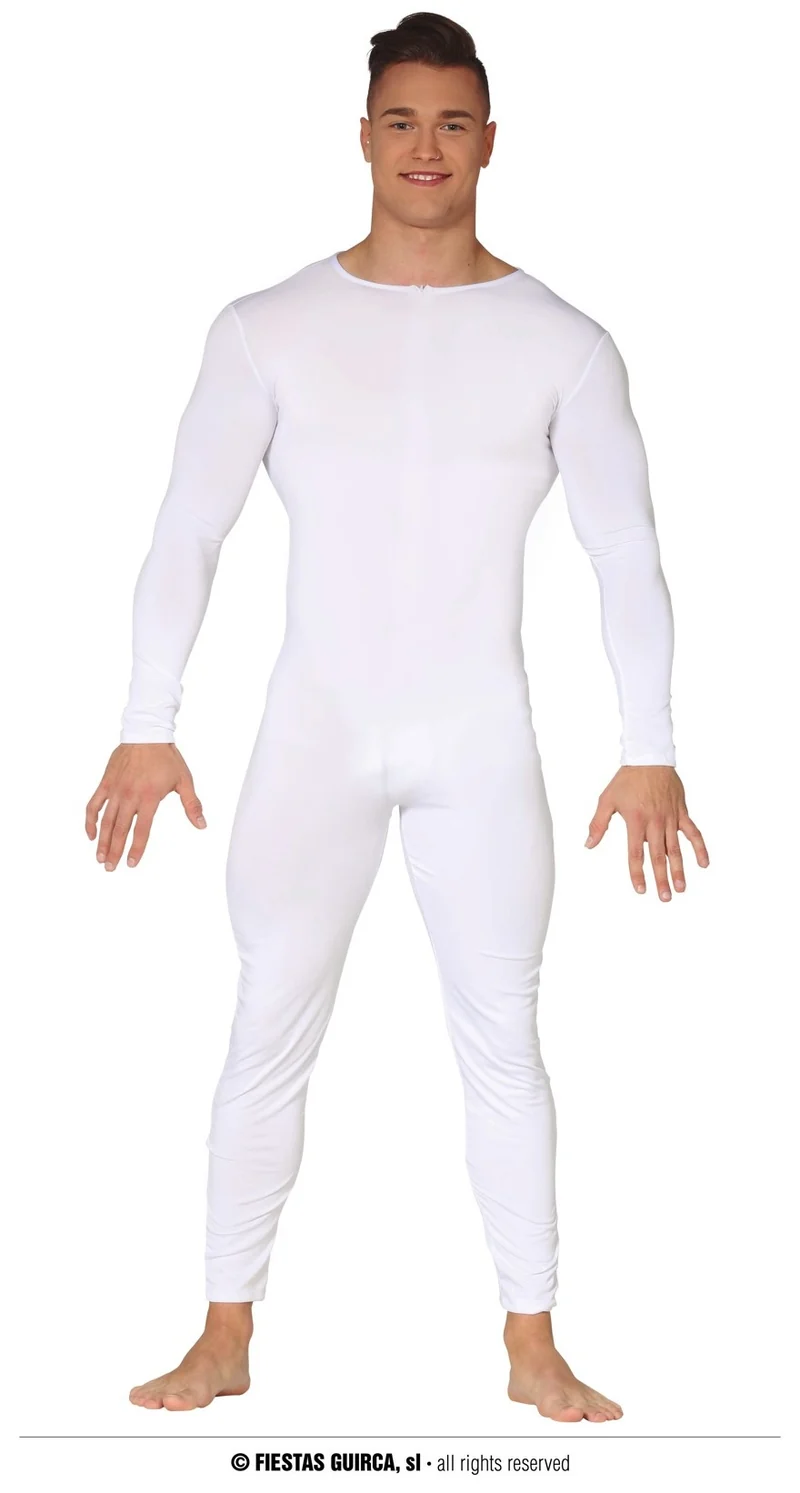 Jersey Bodysuit Wit Volwassenen
