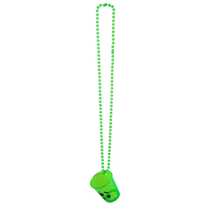 Shotglas Ketting Voetbal Groen