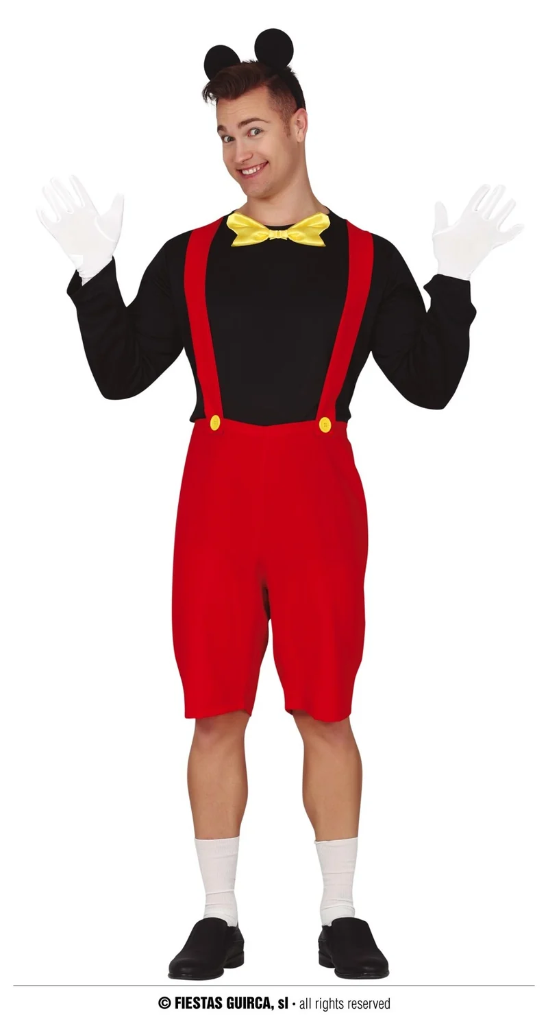 Mickey Mouse Kostuum Heren Kort